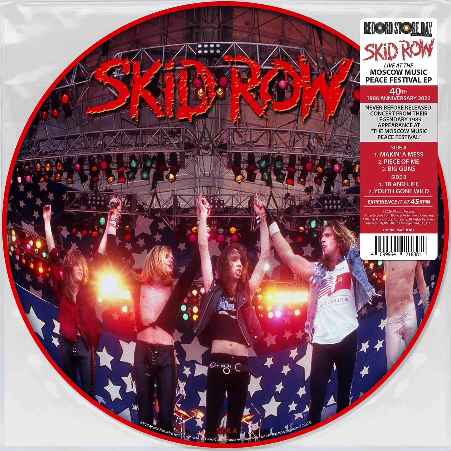 SKID ROW - LIVE AT THE MOSCOW MUSIC PEACE FESTIVAL