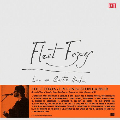 Live On Boston Harbor - RSD420 - Fleet Foxes