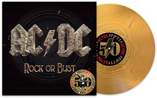 Pre-Order - AC/DC - Rock Or Bust - 50th Anniversary Gold Vinyl Limited Edition