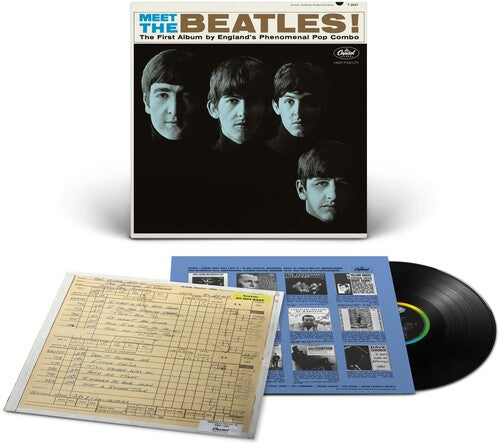 "Meet The Beatles" - (Black Color Vinyl, Replicated Artwork, Four-Panel Insert,180g Audiophile, LP) - The Beatles