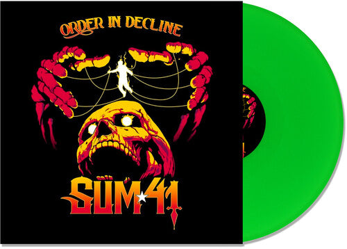 "Order In Decline (IEX)" - (Parental Advisory Explicit Lyrics, Indie Exclusive, Neon Green Color Vinyl, LP) - Sum 41