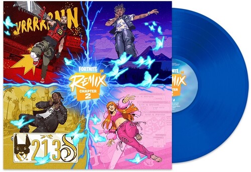 "Fortnite Remix Chapter 2" - (Indie Exclusive, Limited Edition, Colored Vinyl, Blue, 2 LP) - Various Artists