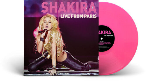 RSD Exclusive: "Live From Paris" - (RSD Exclusive, 140 Gram Vinyl, Colored Vinyl, Pink, Gatefold LP Jacket, 2 LP) - Shakira