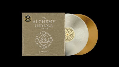 PRE ORDER: "The Alchemy Index, Vols. 3 & 4: Air & Earth (IEX)" - (Indie Exclusive, Clear Vinyl, Colored Vinyl, Tan, 45 RPM, 2 LP) - Thrice
