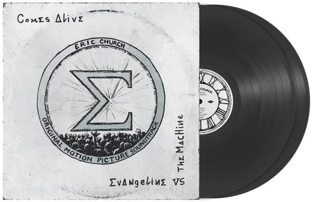 the album cover for Eric Church - Evangeline Vs. The Machine Comes Alive