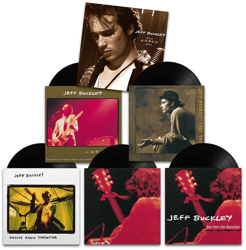 PRE ORDER: " Grace EP's (Box Set - Imports)" - (Oversize Item Split, Boxed Set, Black, Holland - Import, 5 LP) - Jeff Buckley