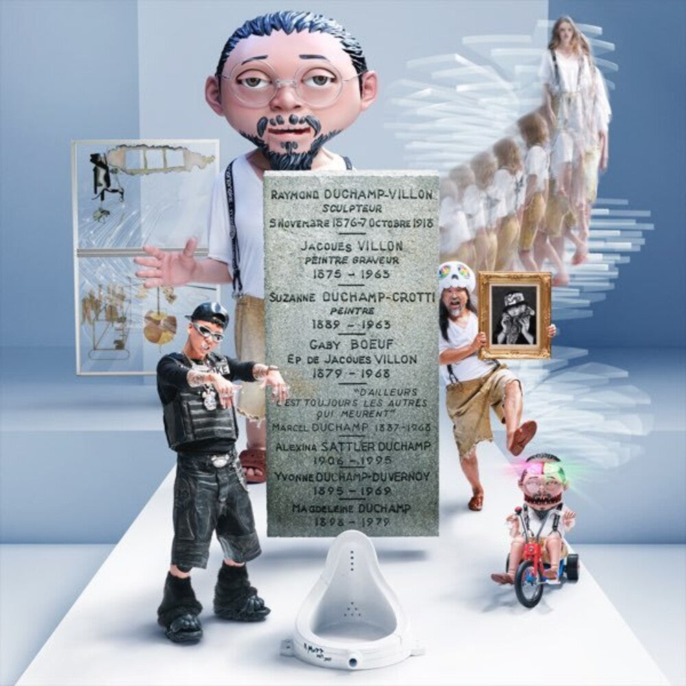 the album cover for Mnnk Bro. / Takashi Murakami / Jp The Wavy - Rrose Selavy / Besides It's Always The Others