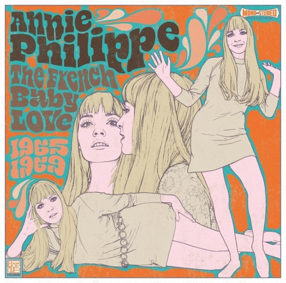 the album cover for Annie Philippe - French Baby Love (1965-1969)