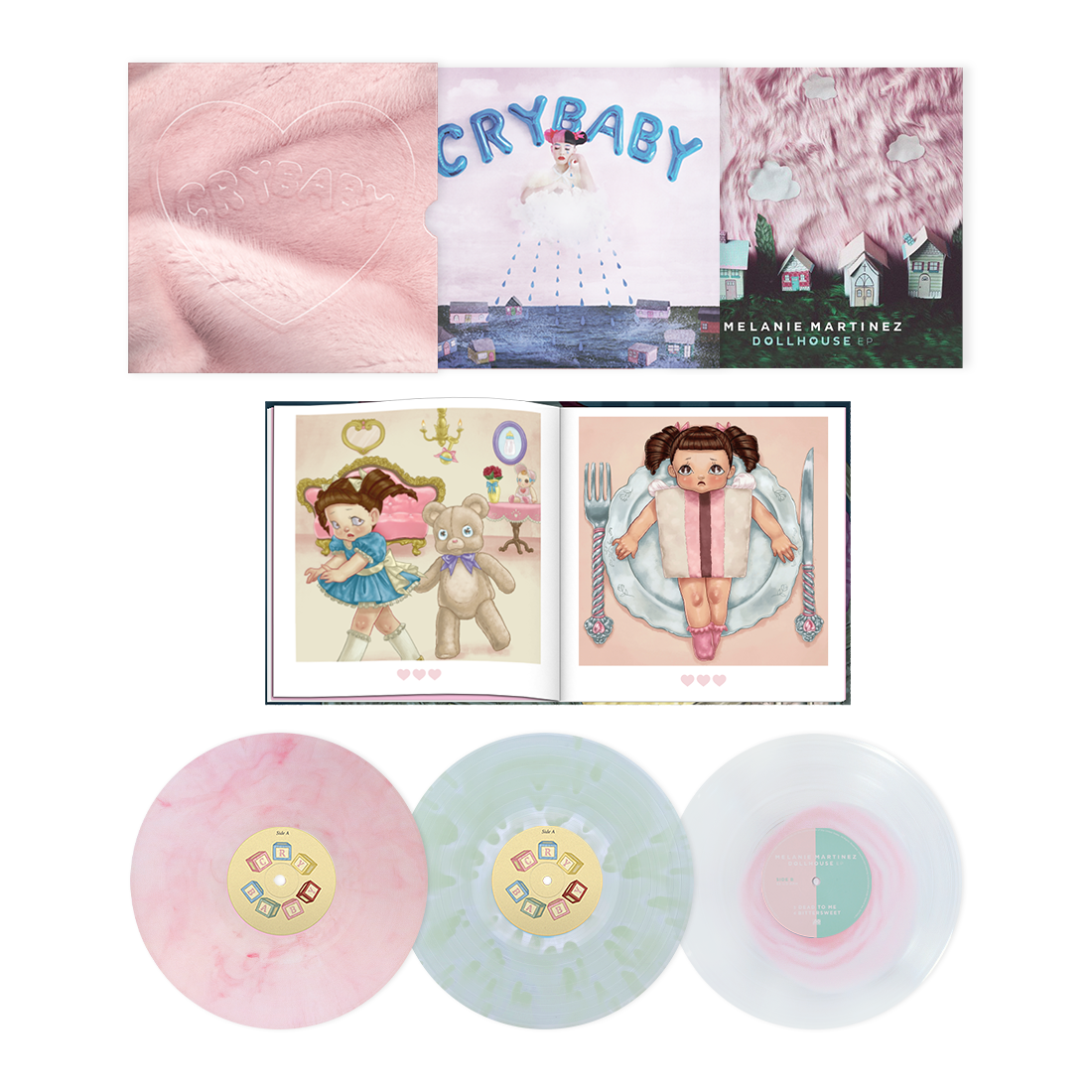 PRE ORDER: "Cry Baby" - (Clear Vinyl, Coke Bottle Green, Pink, Special Edition, Anniversary Edition, 3 LP) - Melanie Martinez