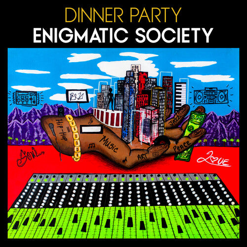 Enigmatic Society (Black W/ White Splatter)
