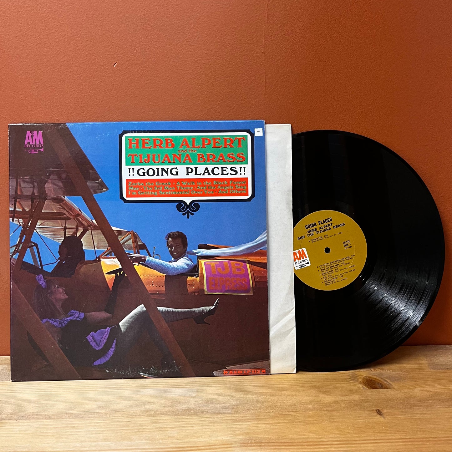 Herb Alpert and the Tijuana Brass Going Places Used Vinyl A&M Records LP112 EX