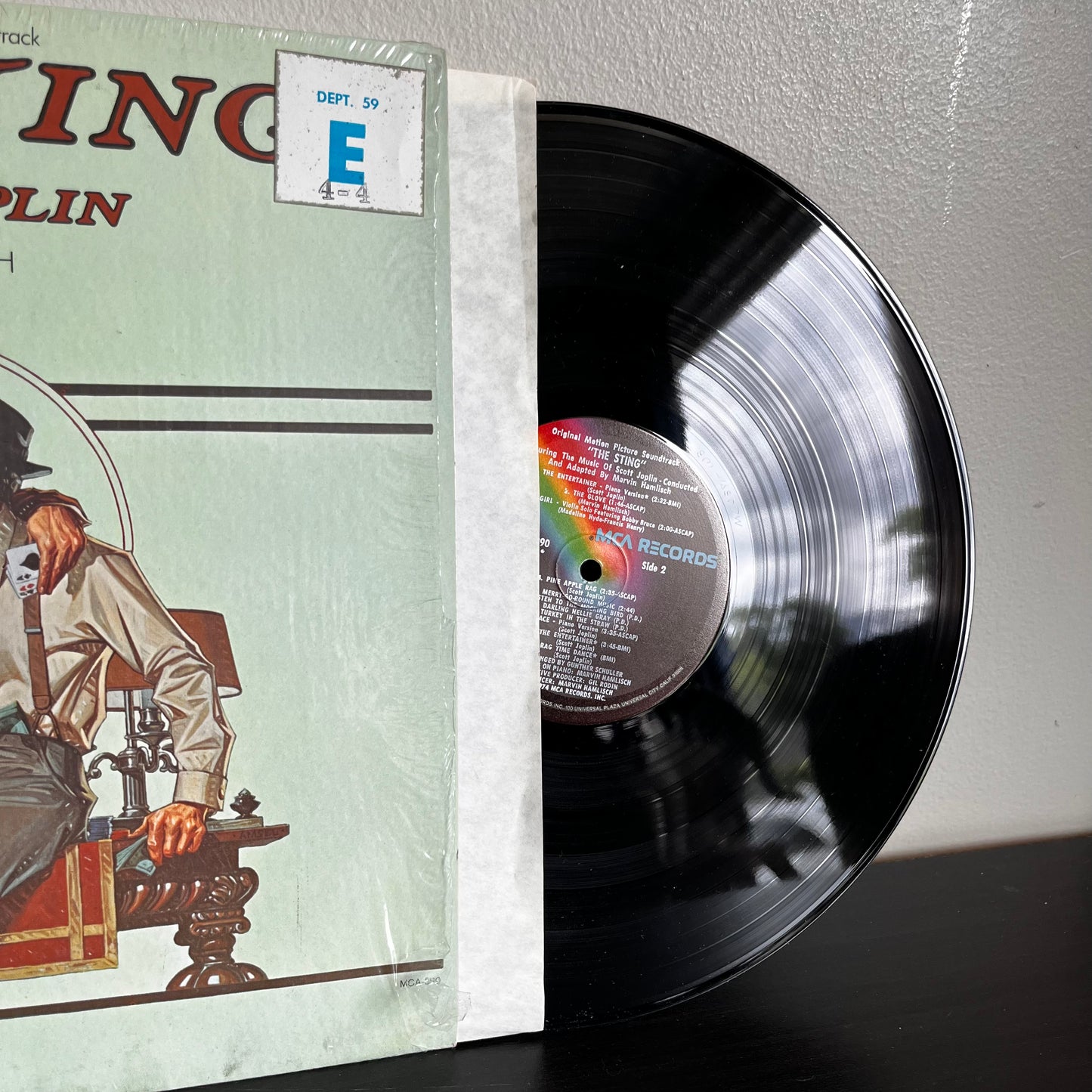 "The Sting" Scott Joplin Used Vinyl EX Condition MCA-390 Original Plastic Wrap