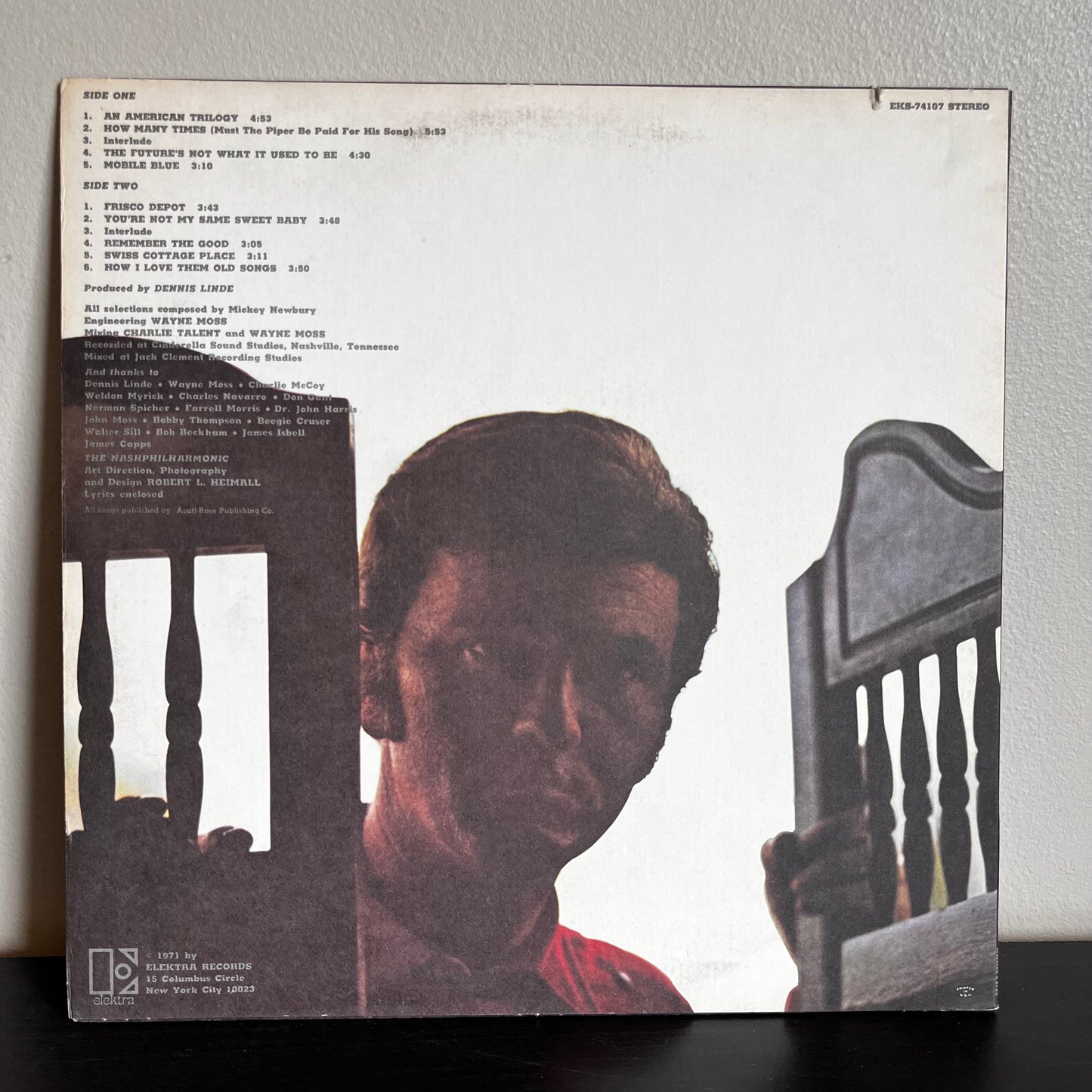 Mickey Newbury - Frisco Mabel Joy EKS-74107 STEREO Used Vinyl EX Condition