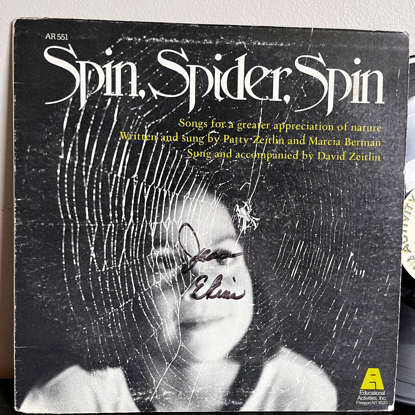 Spin, Spider, Spin - Zeitlin & Berman AR 551 Used Vinyl VG+