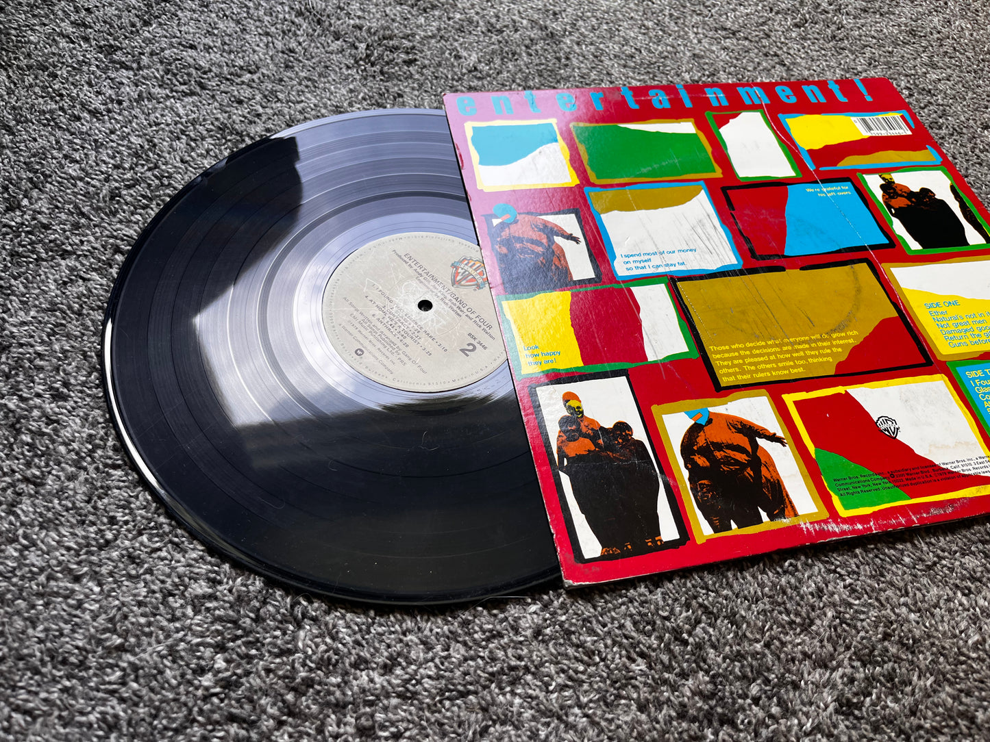 Entertainment! - Gang of Four Vinytl 1979 USA BSK 3446 Used VG