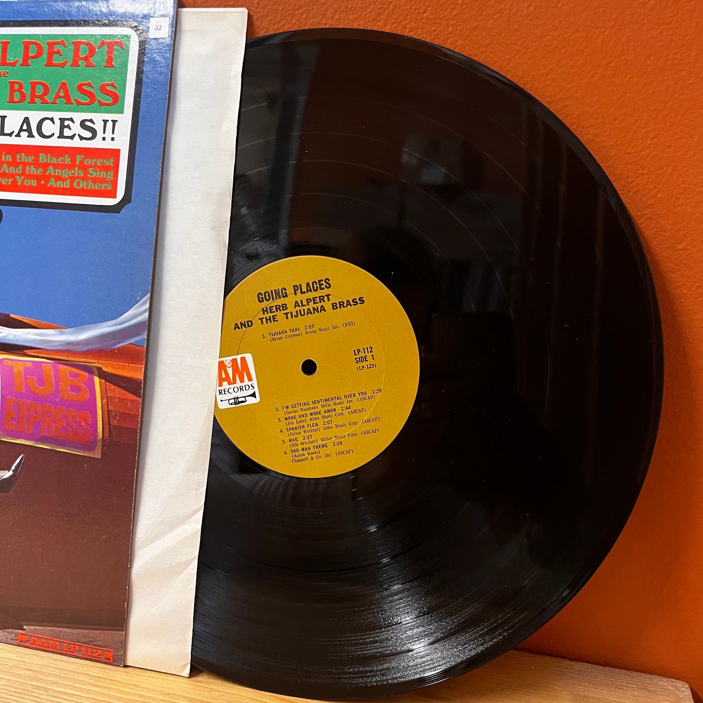 Herb Alpert and the Tijuana Brass Going Places Used Vinyl A&M Records LP112 EX