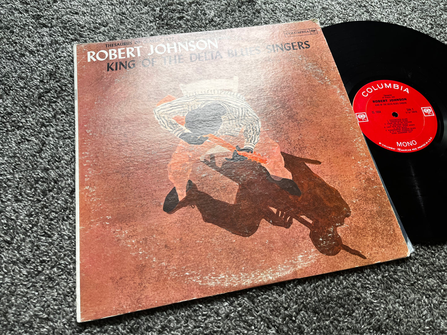 Thesaurus of Classic Jazz Robert Johnson King of the Delta Blues Singers VG+ CL 1654 Columbia