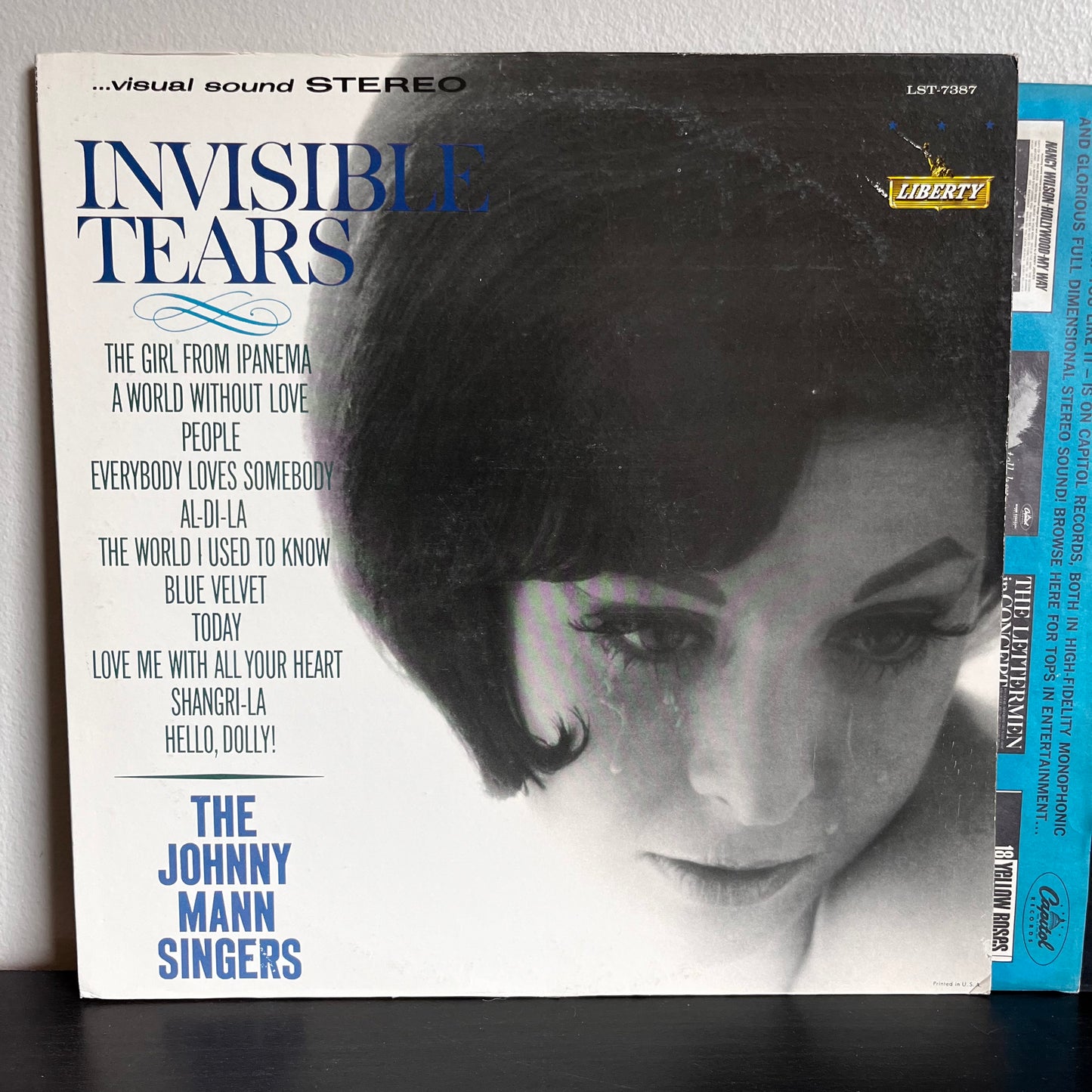 Invisible Tears - The Johnny Mann Singers STEREO SLT-7387 Liberty VG+ Condition