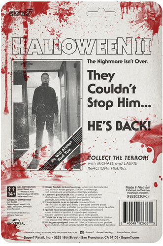 Super7 - Halloween 2 ReAction Wave 1 - Michael Myers (Blood Splatter WHOLESALE EXCLUSIVE) (Collectible, Figure)