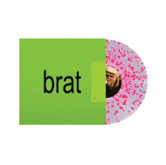 Brat - Indie Exclusive - Clear Vinyl, Pink, Gatefold LP Jacket, Splatter - Charlie XCX
