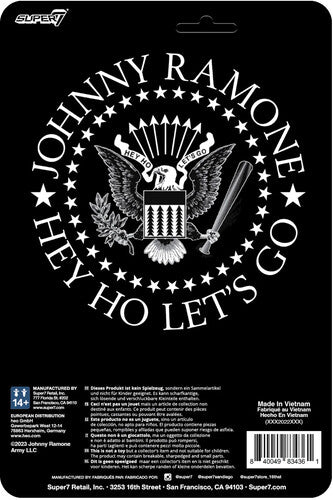 SUPER7 - ReAction Figure - Johnny Ramone (Collectible, Figure, Action Figure)