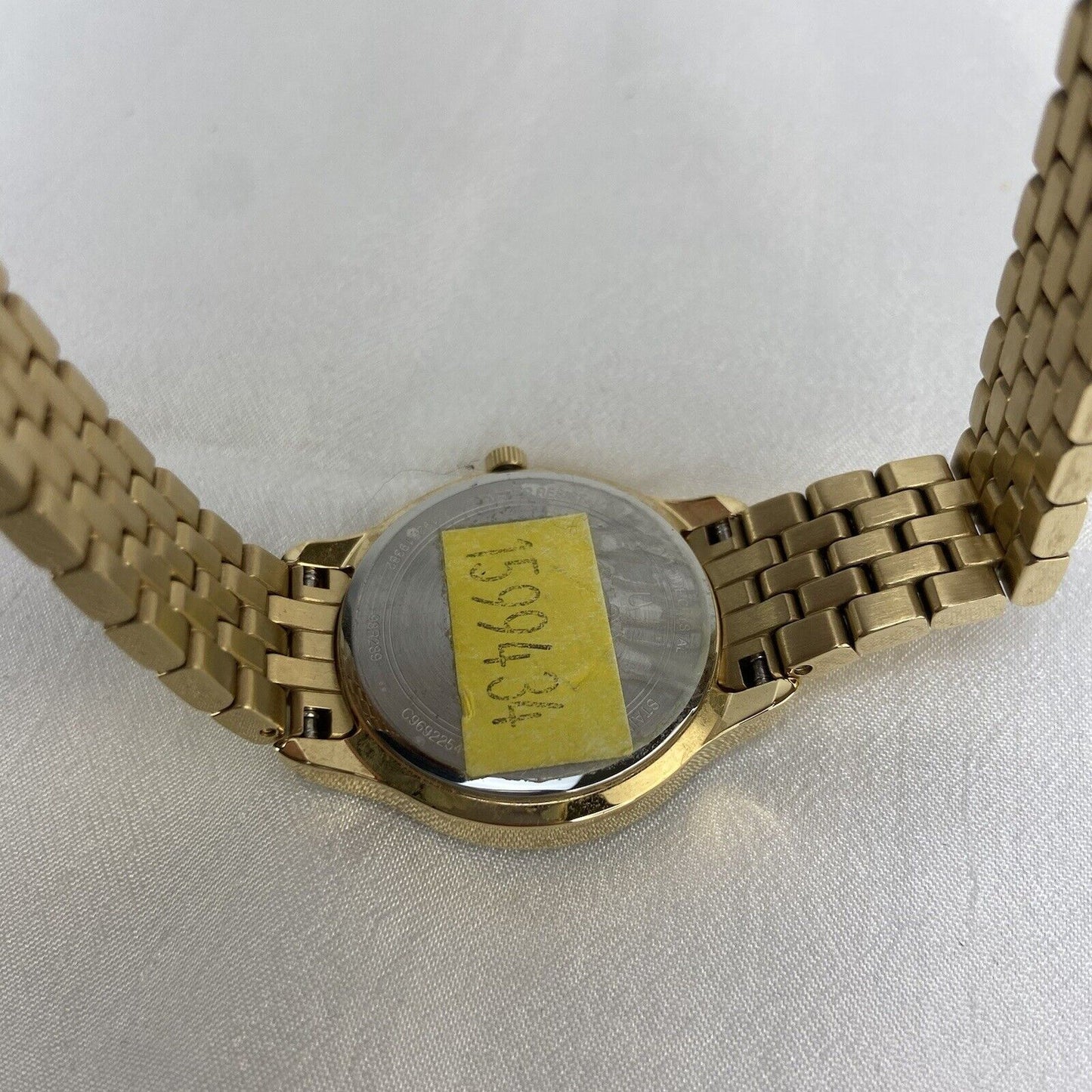 Bulova 98R289 Ladies Classic Diamond Quartz Watch Gold New In Box Working