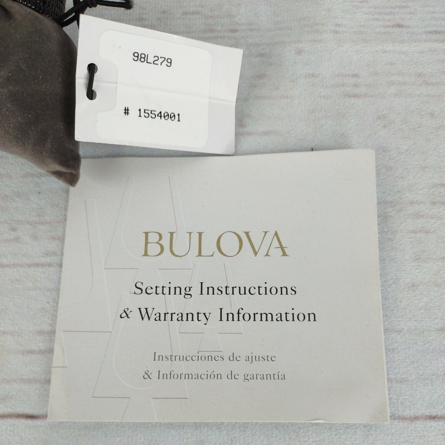 Bulova 98L279 Crystal Phantom Stainless Steel Women's Watch New With Tags/Box