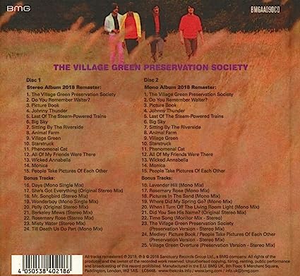 The Kinks Are The Village Green Preservation Society (2 Cd's)
