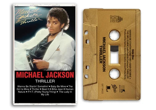 PRE ORDER: "Thriller" - (Colored Cassette, Gold) - Michael Jackson