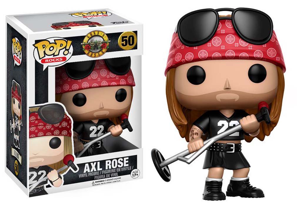 Funko Toys Guns n Roses Axl Rose Pop Rocks Vinyl Figure