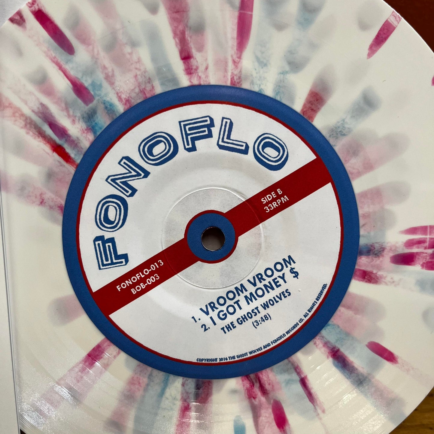 Brother O Brother/The Ghost Wolves 7" Vinyl NM Splatter