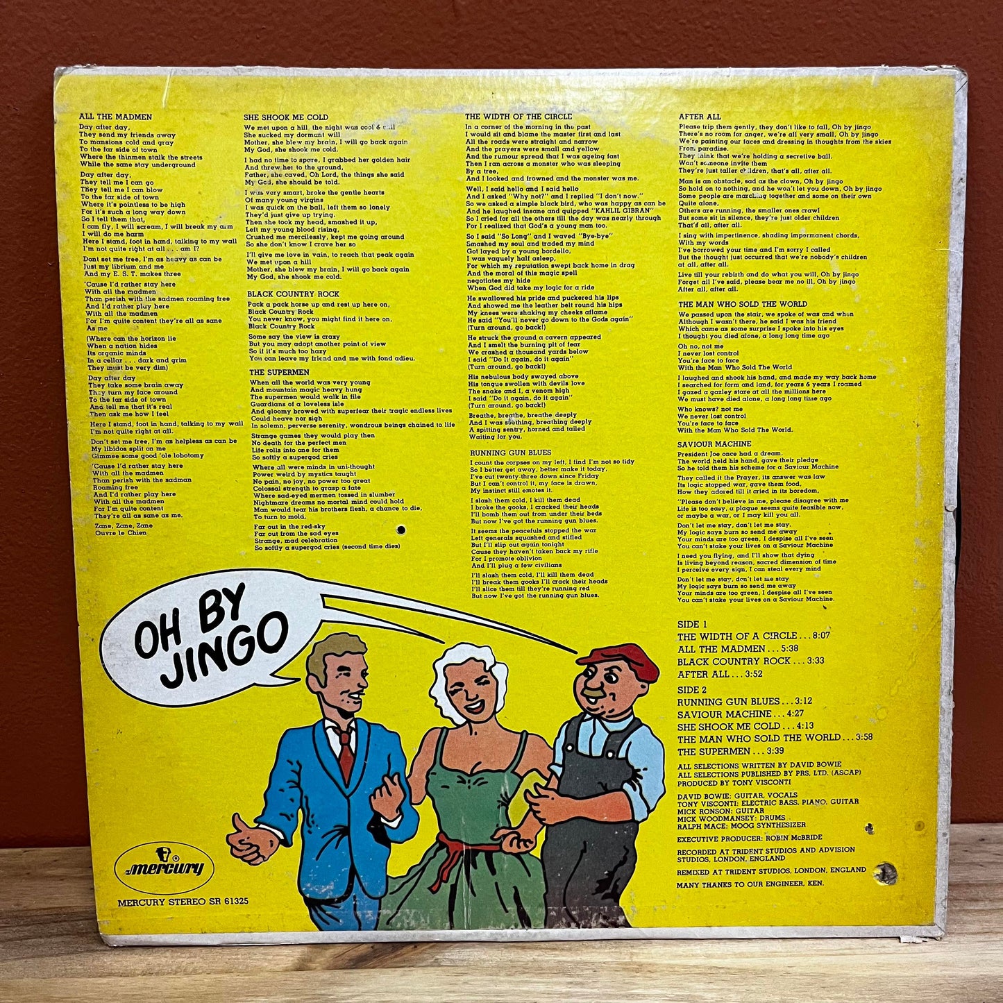 The Man Who $old The World - David Bowie Vinyl SR 61325