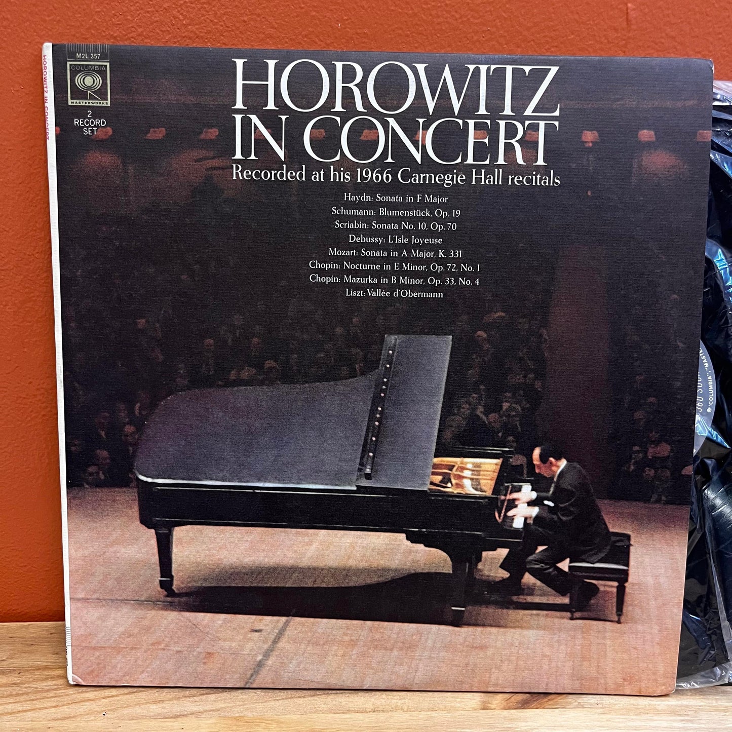 Horowitz In Concert - Recorded at his 1966 Carnegi Hall Recitals - Double LP M2L-357 Columbia EX