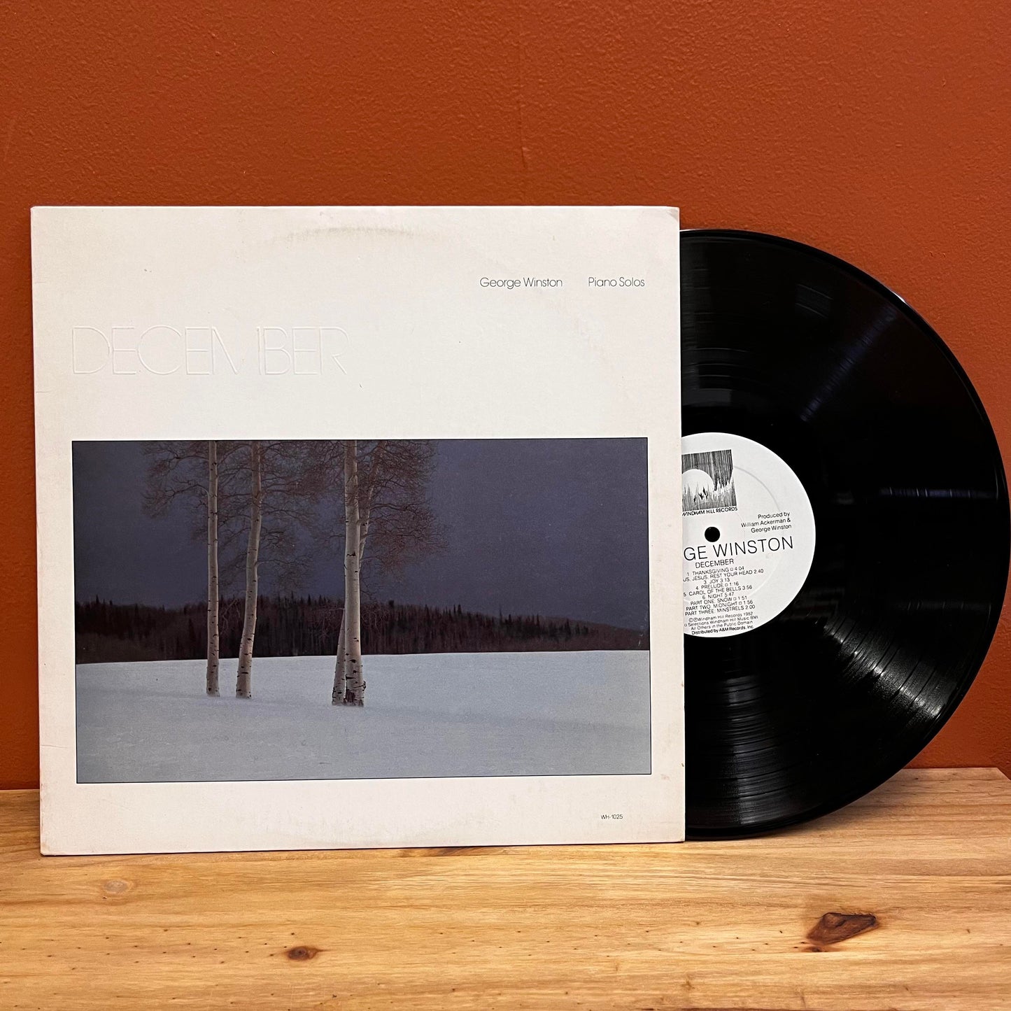 December - George Winston Windham Hill Records WH-1025 Used Vinyl