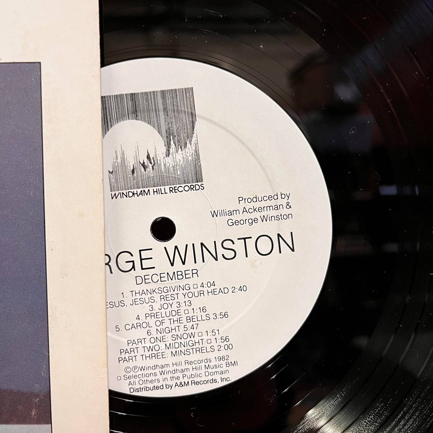 December - George Winston Windham Hill Records WH-1025 Used Vinyl