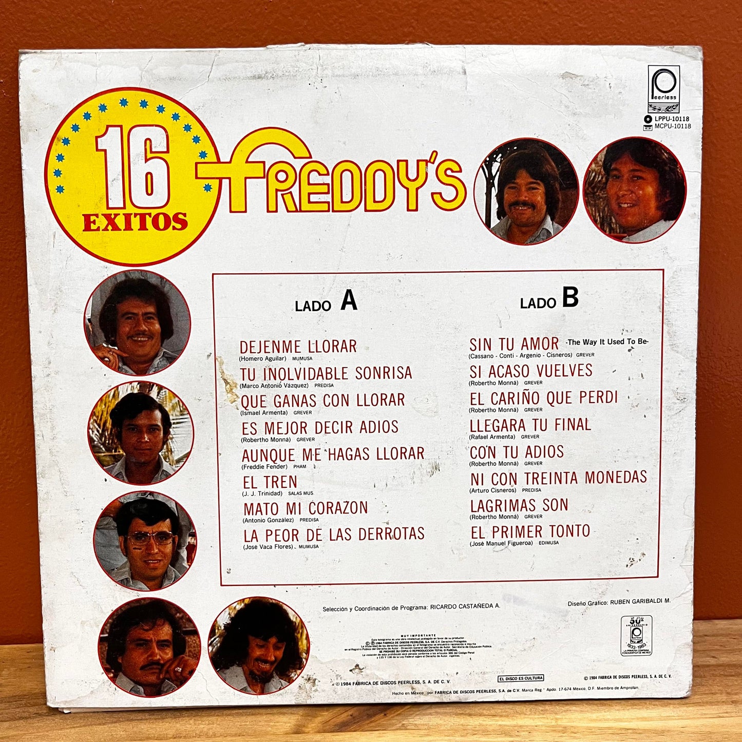 16 Exitos Freddy's - Peerless LPPU-10118 Used Vinyl