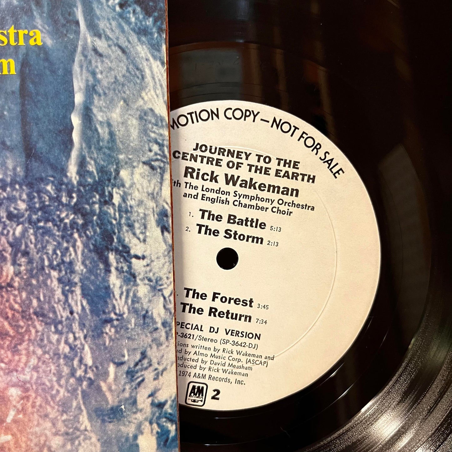 Journey To The Centre of the Earth - Rick Wakeman Promo Copy SP 3621 Used Vinyl VG+