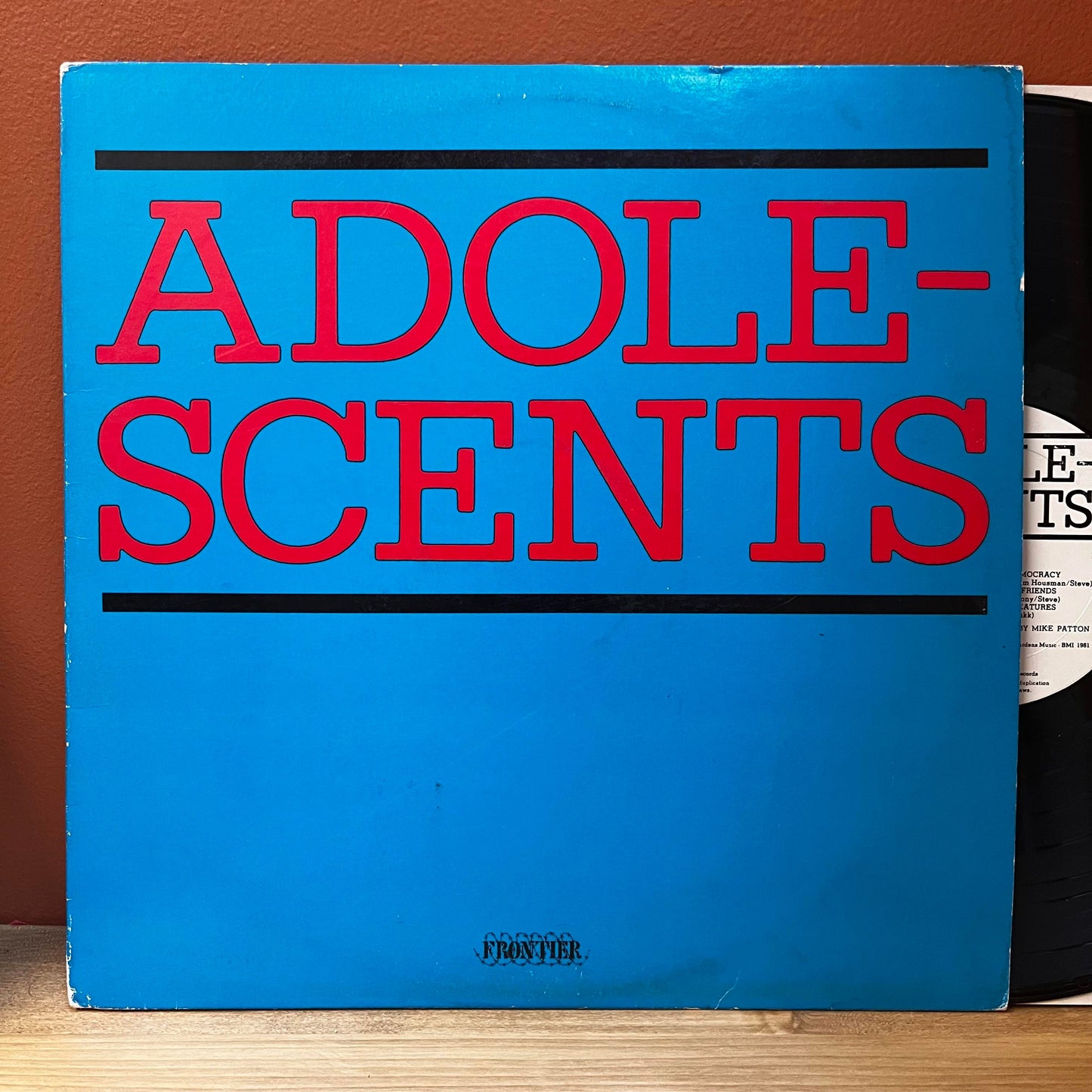 Adolescents Frontier Records FLP 1003 Used VG Vinyl