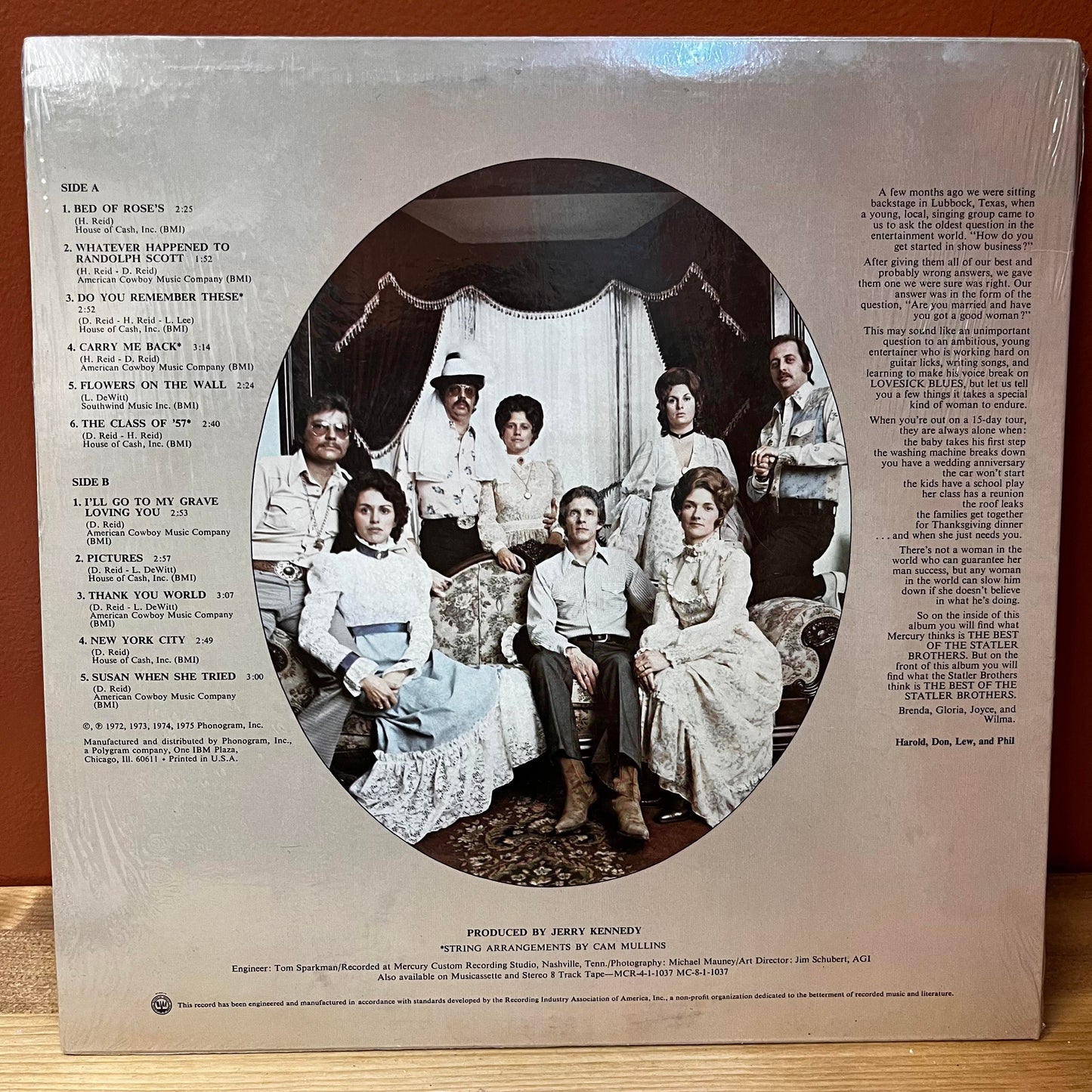 The Best of the Statler Bros. SRM-1-1037 Used Vinyl NM