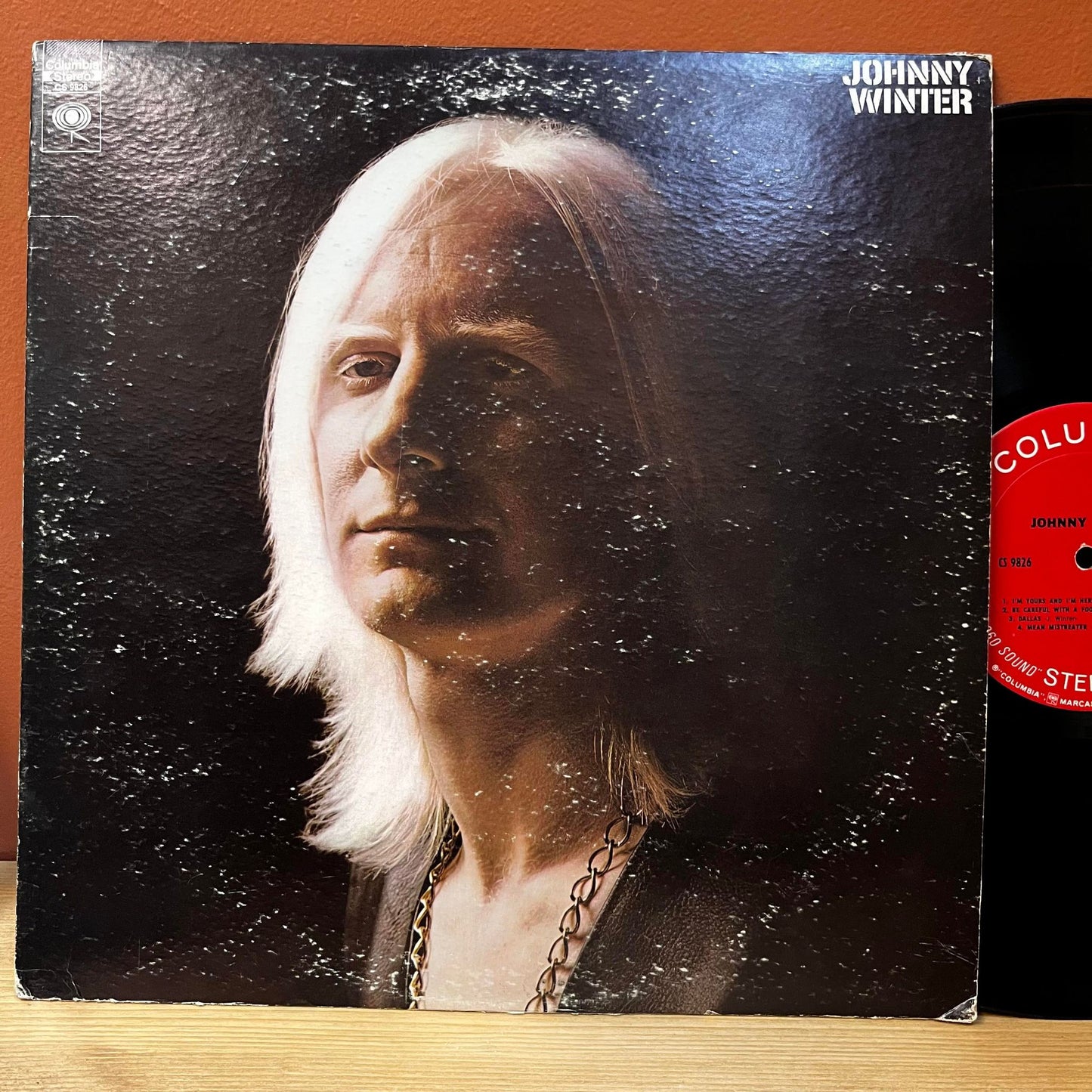 Johnny Winter Columbia Stereo CS 9826 Used Vinyl VG