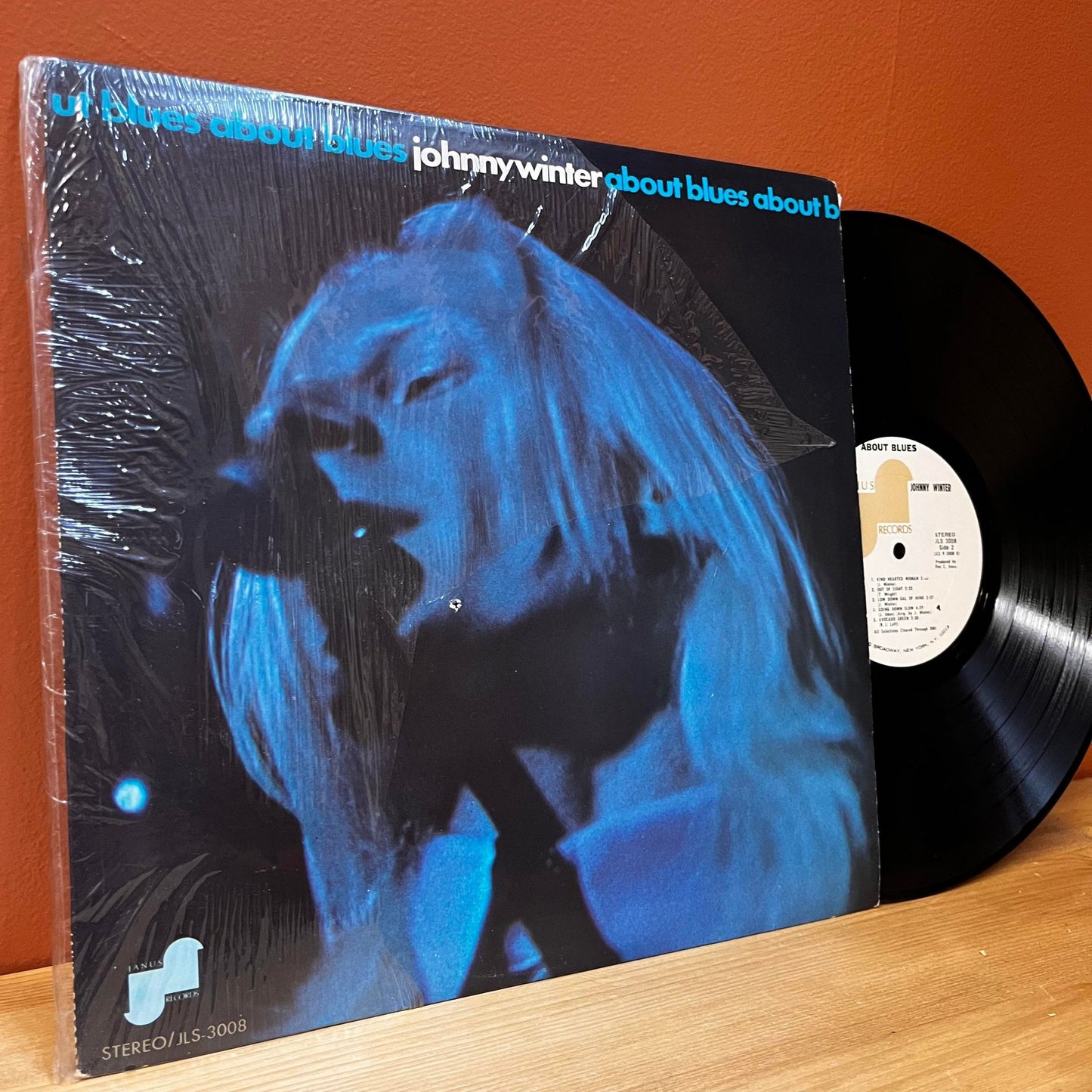 About Blues - Johnny Winter JLS-3008 Used Vinyl NM Shrink