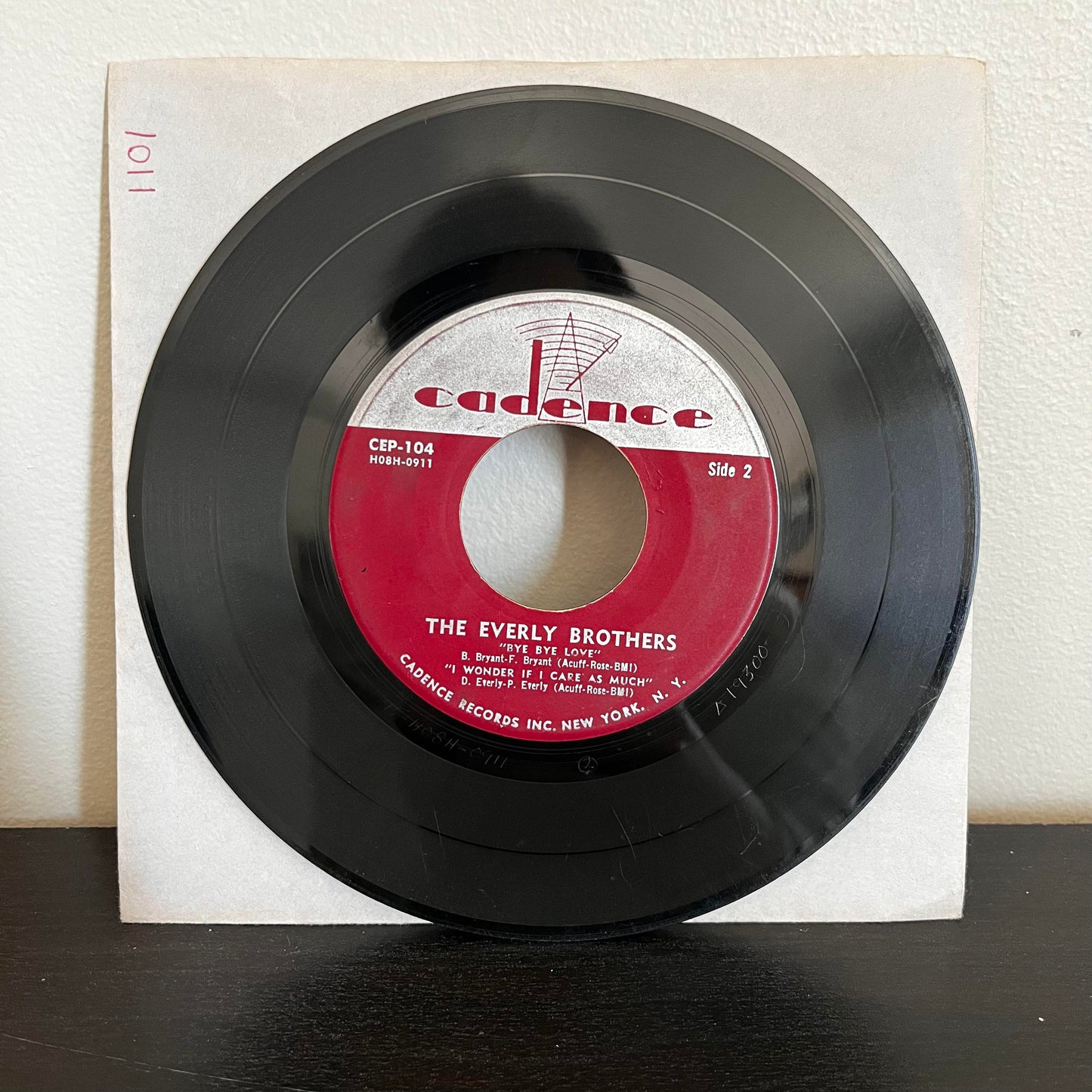 The Everly Brothers Wake Up Little Susie/Bye Bye Love Cadence CEP-104 45RPM Vinyl VG+