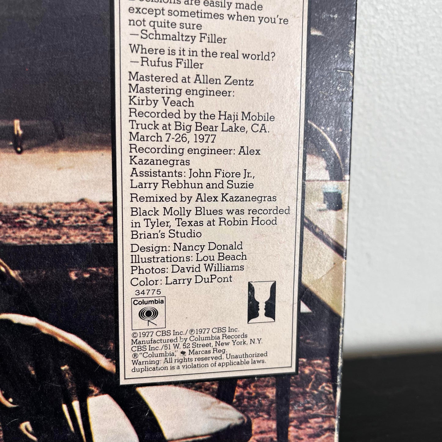 Stacked Deck - Rusty Wier 34775 1977 Columbia Vinyl VG