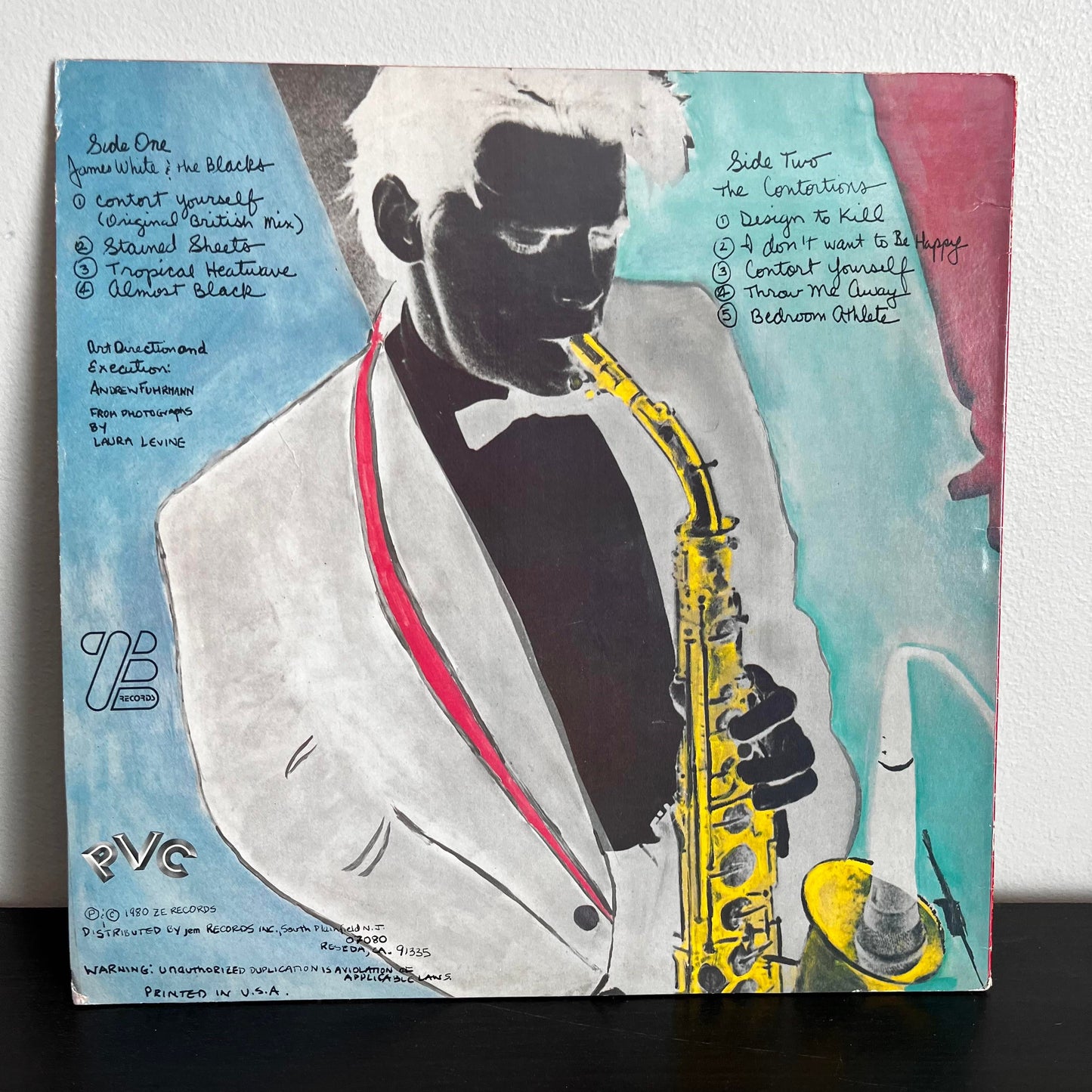 Second Chance - James White and the Contortions Vinyl PVC 7918 EX