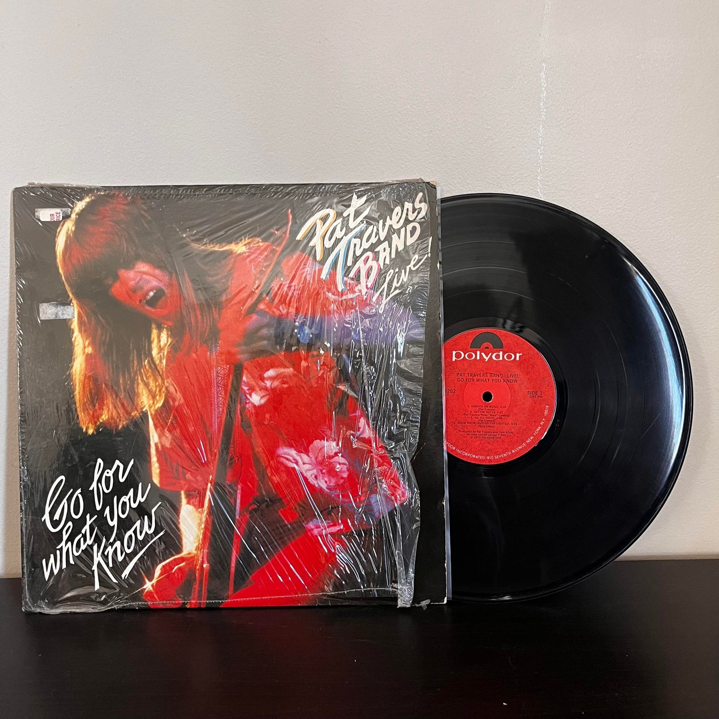 Pat Travers Band Live! Go For What You Know Used Shrink PD-1-6202 Vinyl