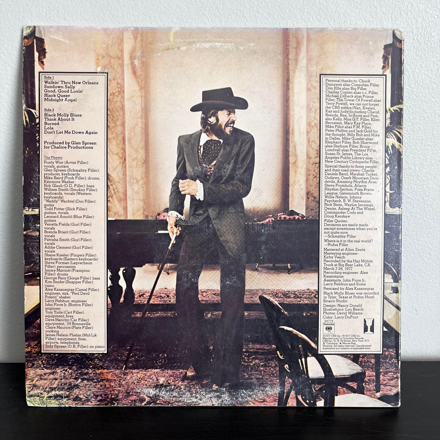 Stacked Deck - Rusty Wier 34775 1977 Columbia Vinyl VG