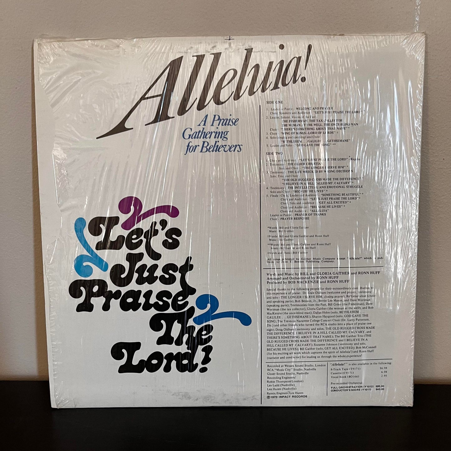 Alleluia! A Praise Gathering for Believers Impact Stereo R3171 Near Mint