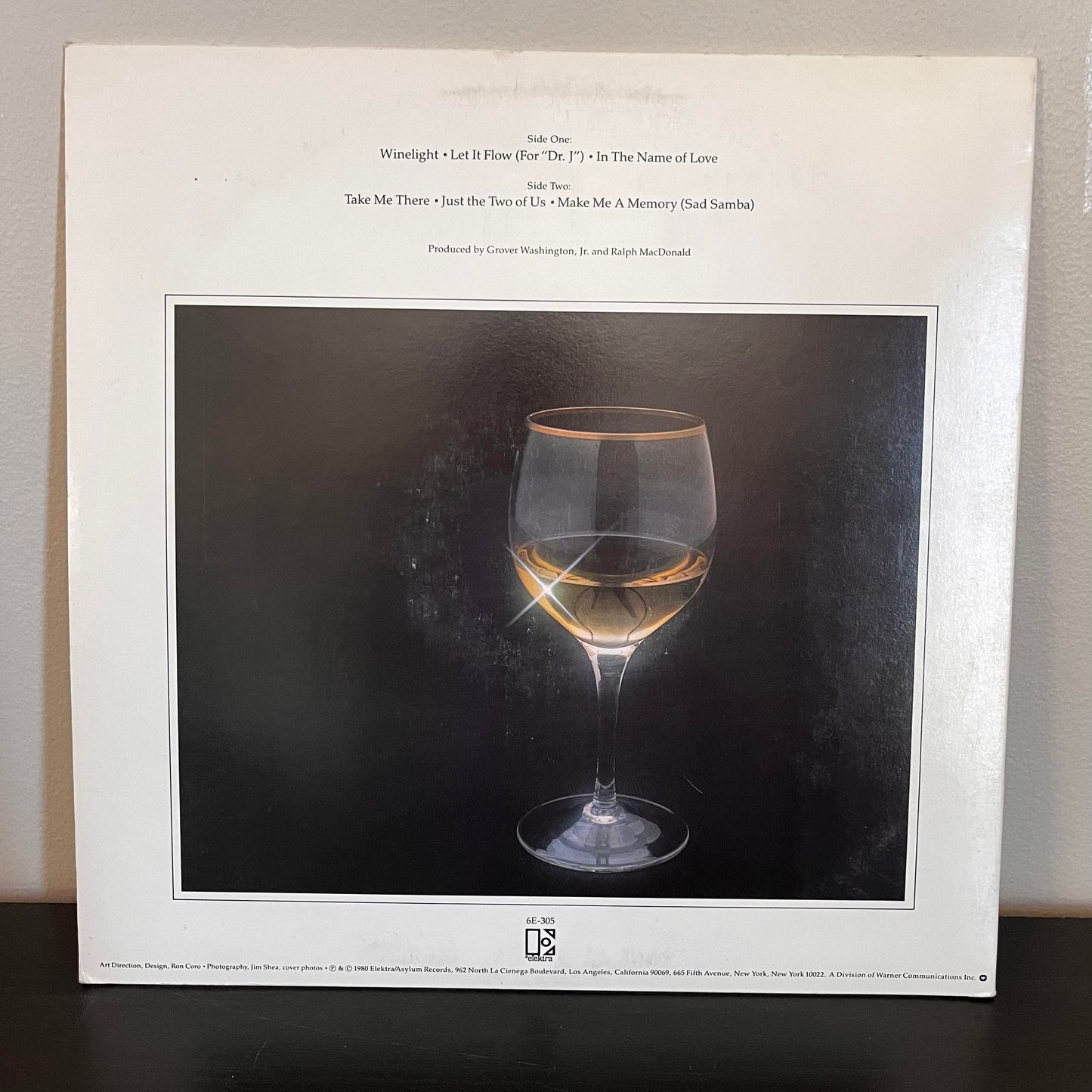 Winelight - Grover Washington, Jr. 6E-305 Elektra VG+/EX