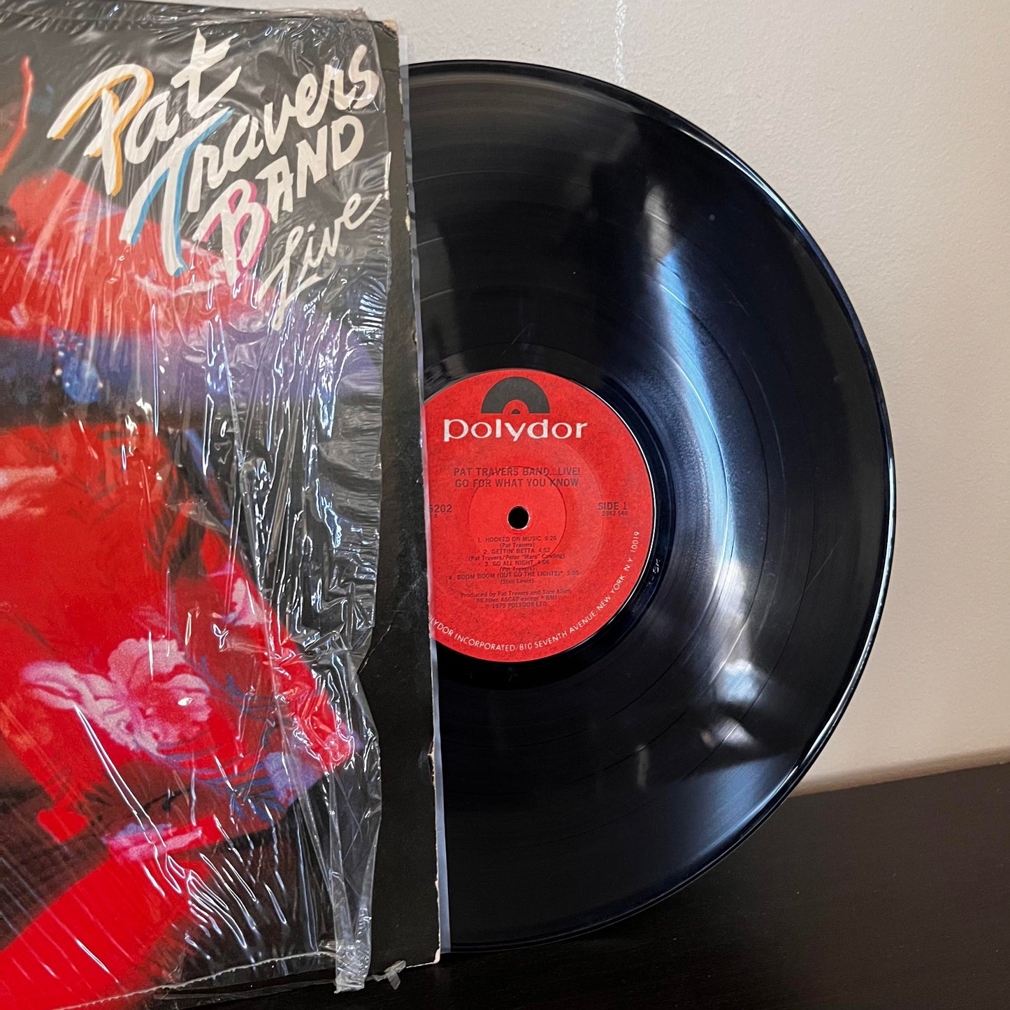 Pat Travers Band Live! Go For What You Know Used Shrink PD-1-6202 Vinyl