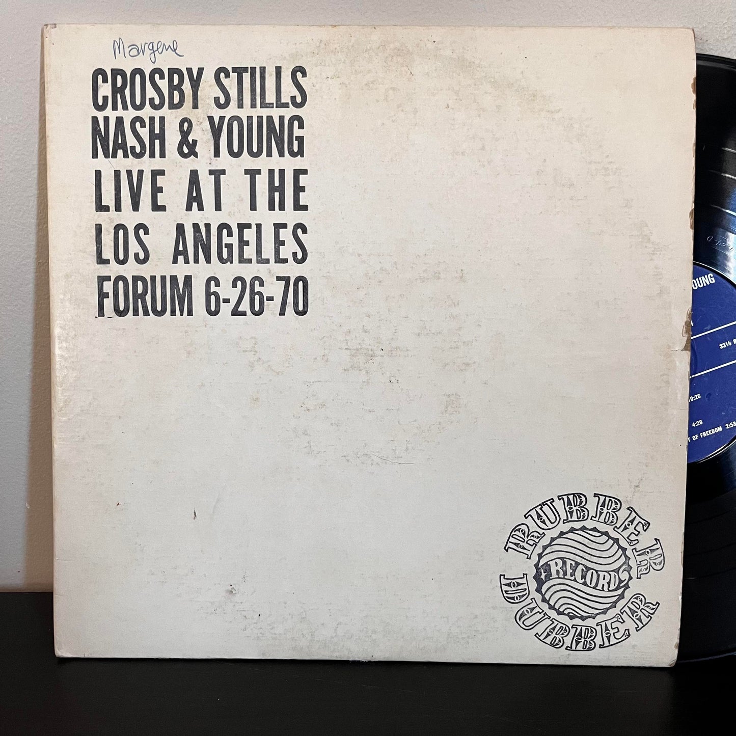 Crosby Stills Nash & Young Live At The Los Angeles Forum 6-26-70 VG